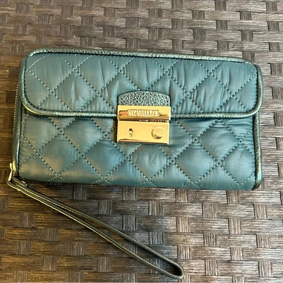 MZ Wallace Quilted Crosby Lock Wallet - Picture 1 of 8